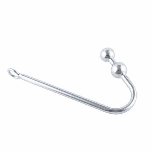 Two Balls Anal Stainless 4417 Steel Pleasurable Hook 0723